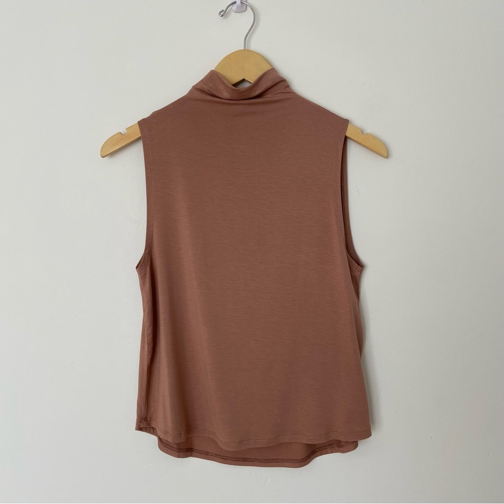 Sleeveless Tan Women's Top